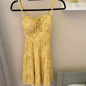 Floral Yellow Sundress